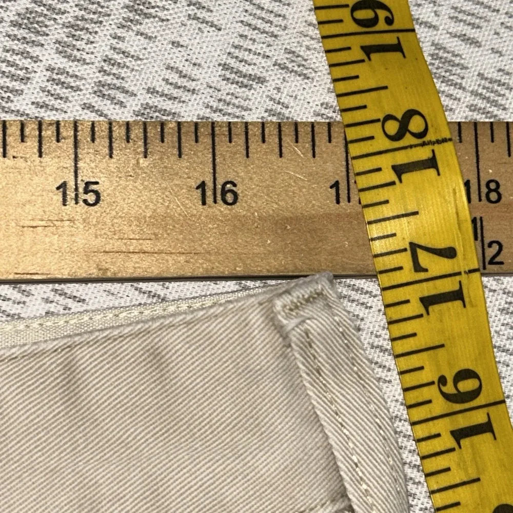 Vintage Polo Ralph Lauren Andrew Short Mens 34 Beige Pleated Chino  Casual Prep